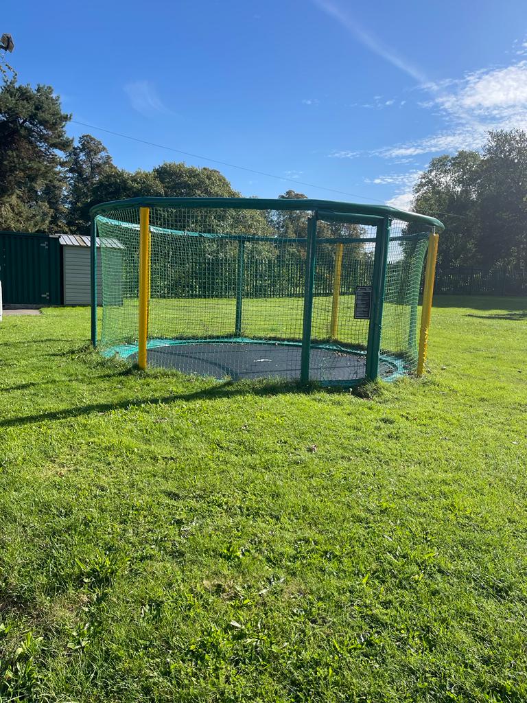 The trampoline at the Grange