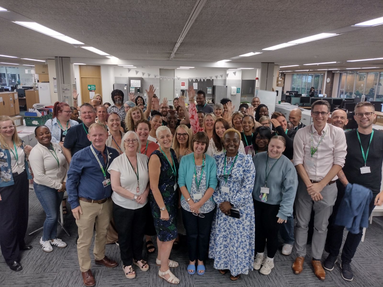 Children's Services Team standing together