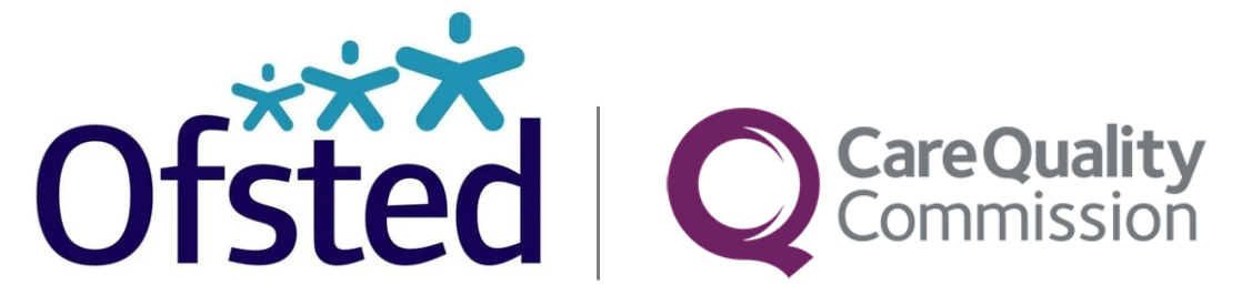 Ofsted logo and Care Quality Commission logo