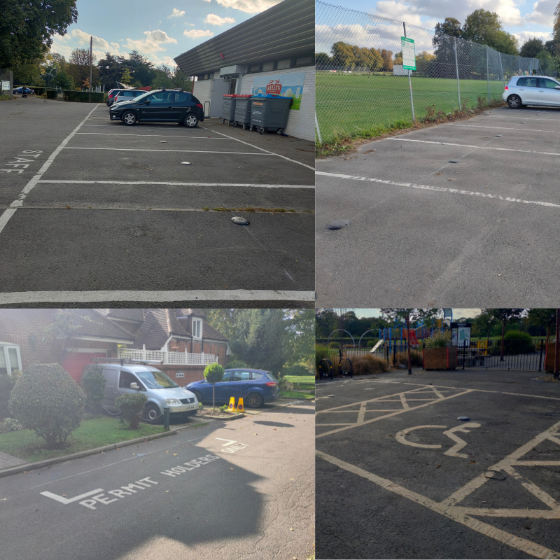 Images of sensors in Beddington Park
