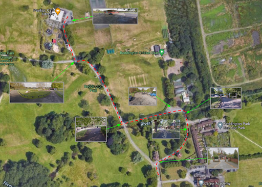 Map of Beddington Park