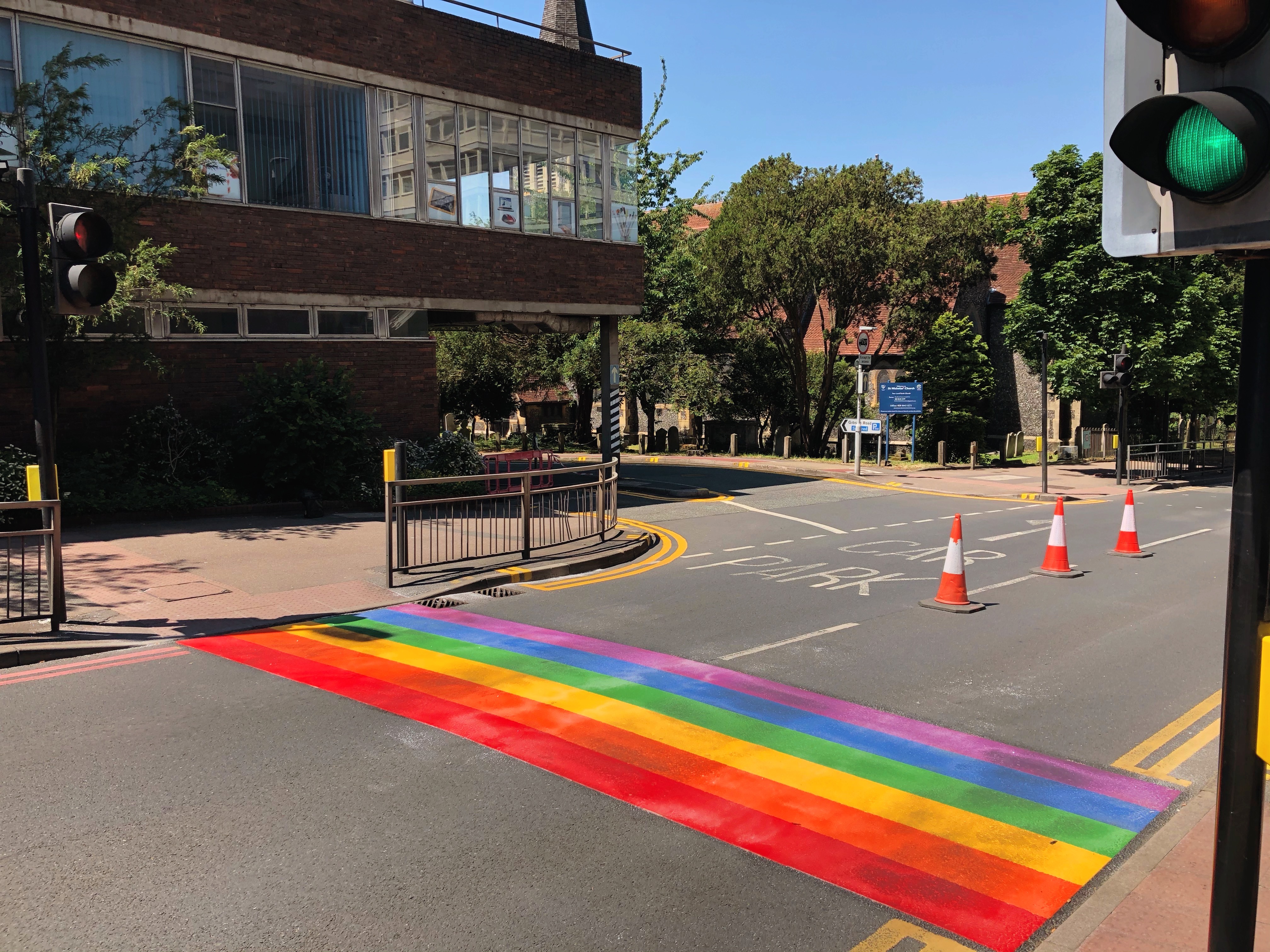 rainbow crossing