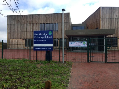 The new Hackbridge Primary School building 