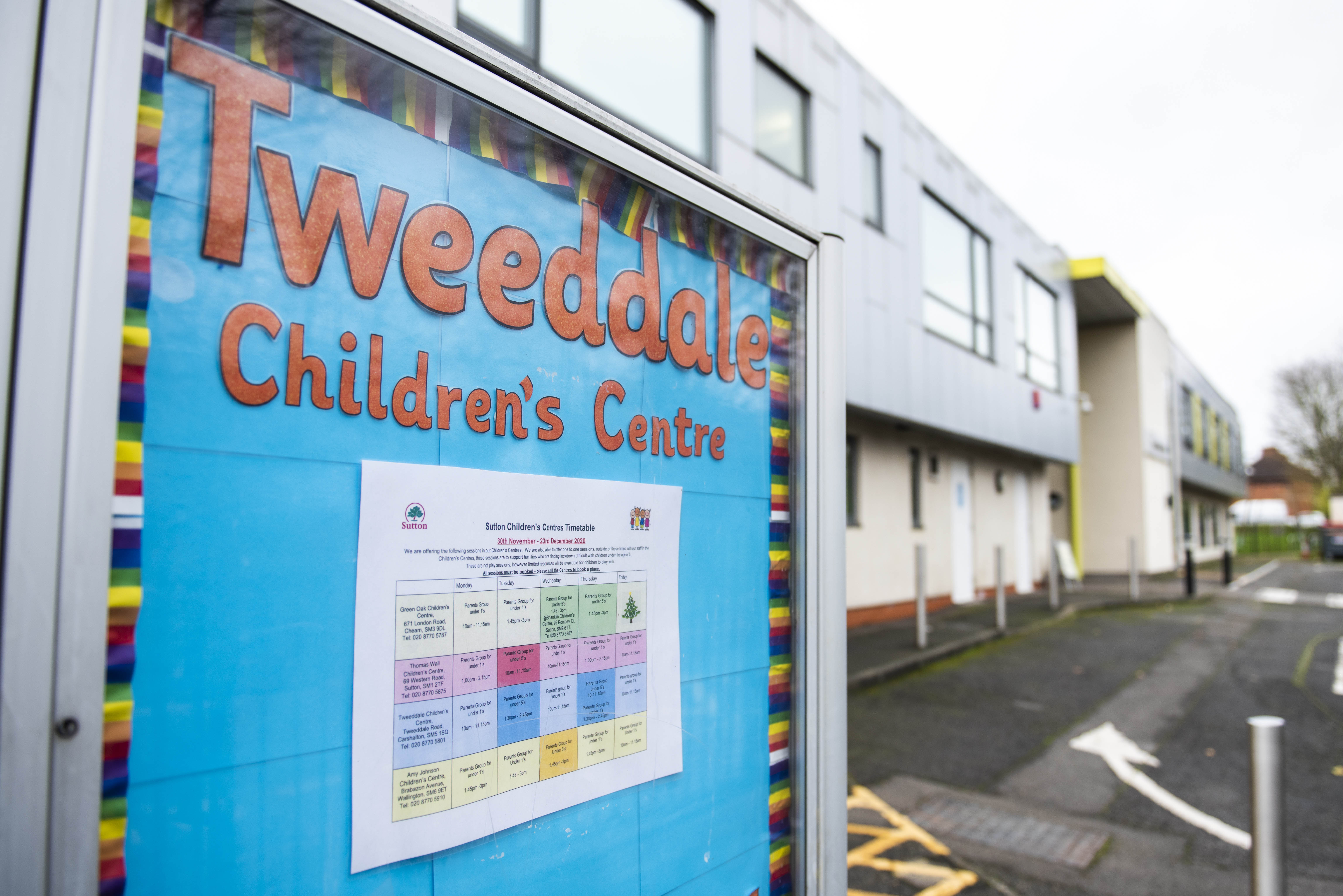 Tweedale children's centre sign