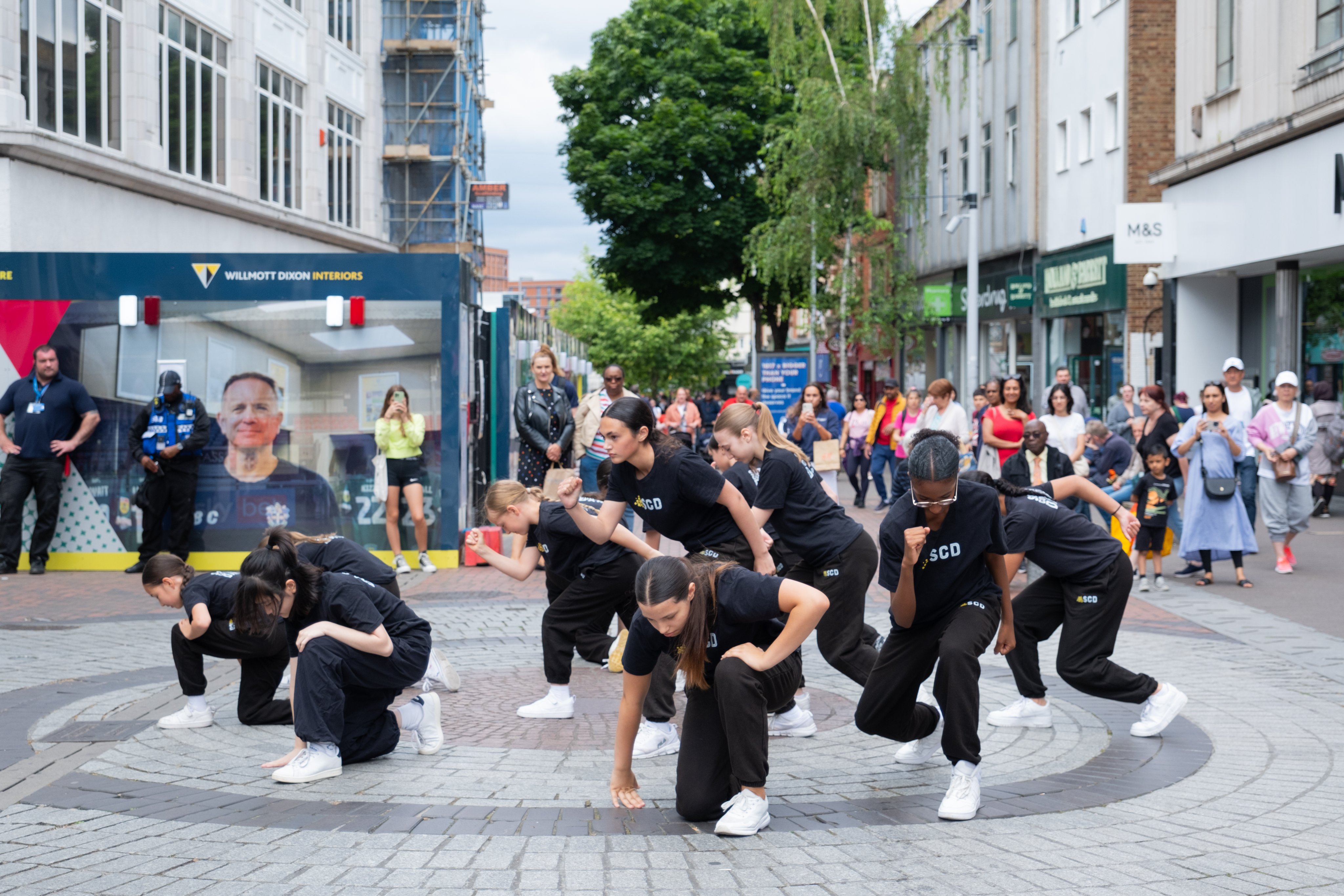 Sutton Community Dance in Sutton High Street, part of the London Festival of Architecture