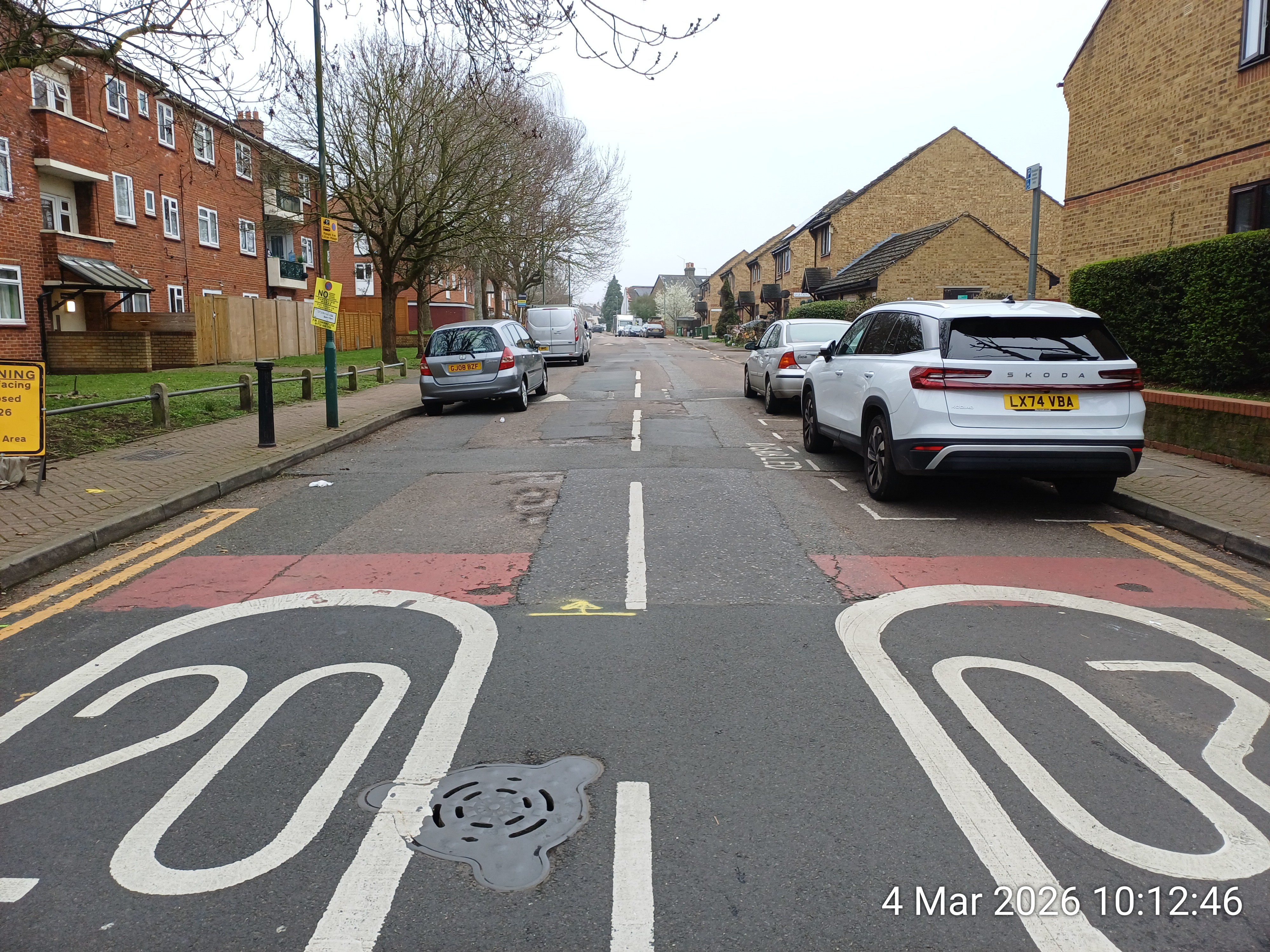 Before Wolseley Road works