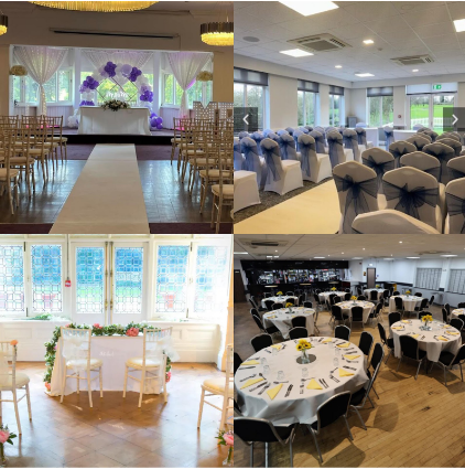 view of the different venues available