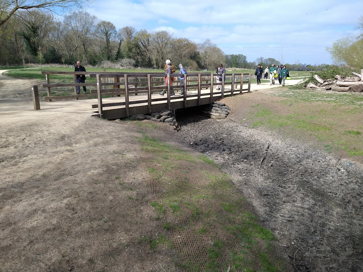 Example of a bridge in Beckenham Place Park