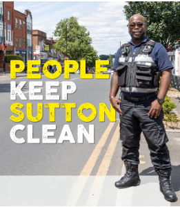 Man in enforcement uniform